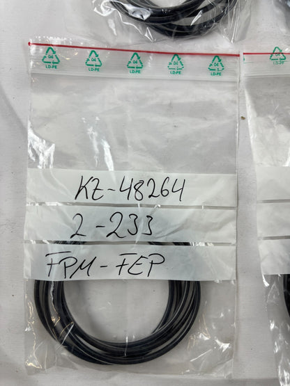 Industrial Pump Gasket Seal Lot EPDM FPM-FEP O-Rings Mixed Sizes New 4pcs