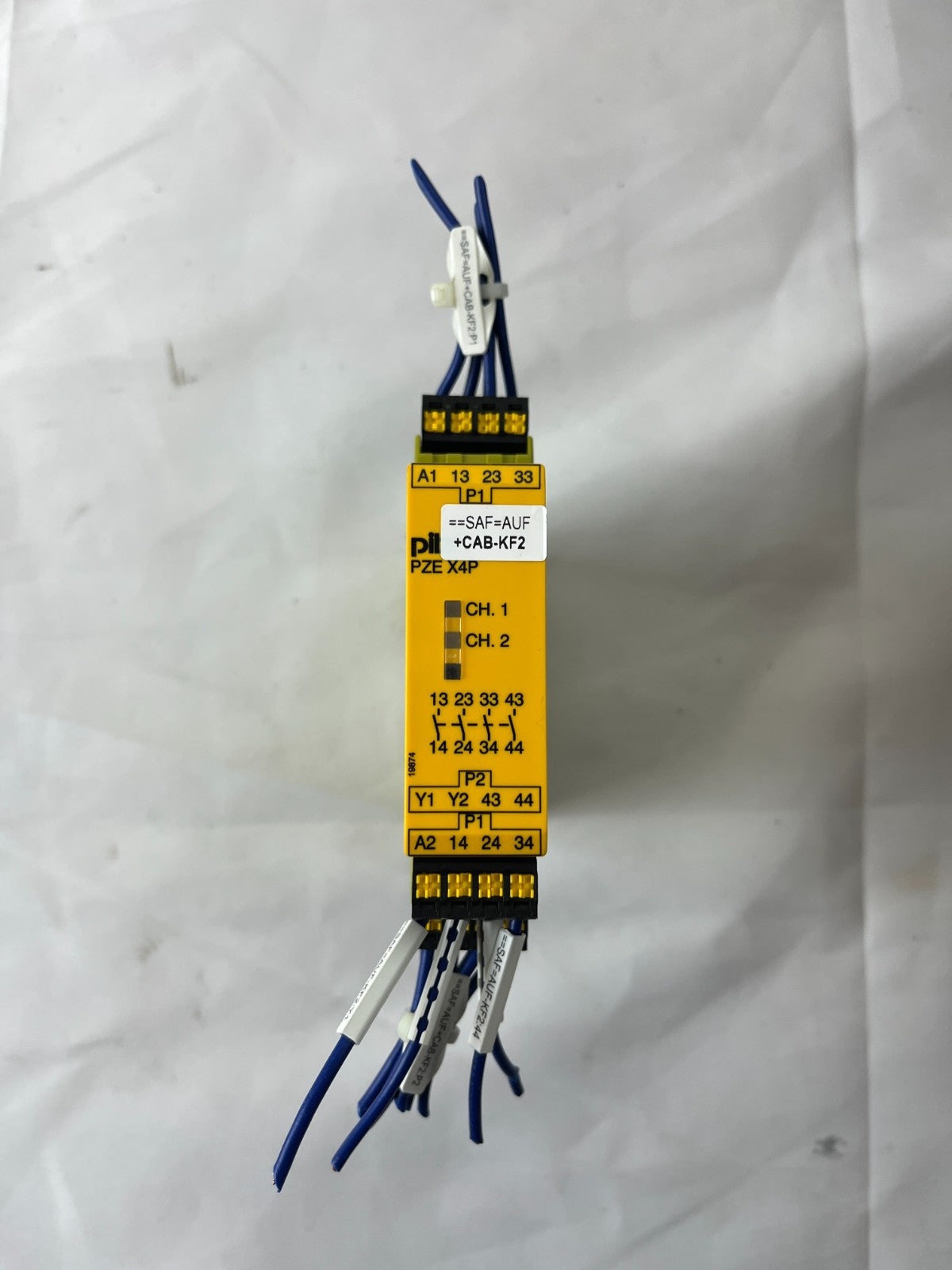 Pilz 787585 PZE X4P Safety Relay Contact Expander 24VDC 4n/o Used Working Spare