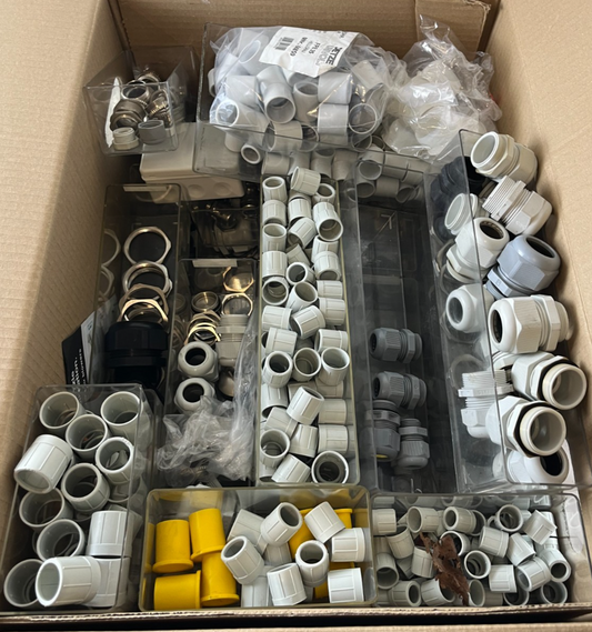 Detzel Univolt Cable Gland Lot PG21 PG29 Plastic Metal Industrial Bulk Mixed