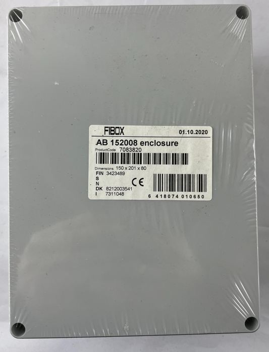 Fibox AB 152008 Enclosure 7083820 EURONORD ABS IP66 IP67 150x201x80mm New