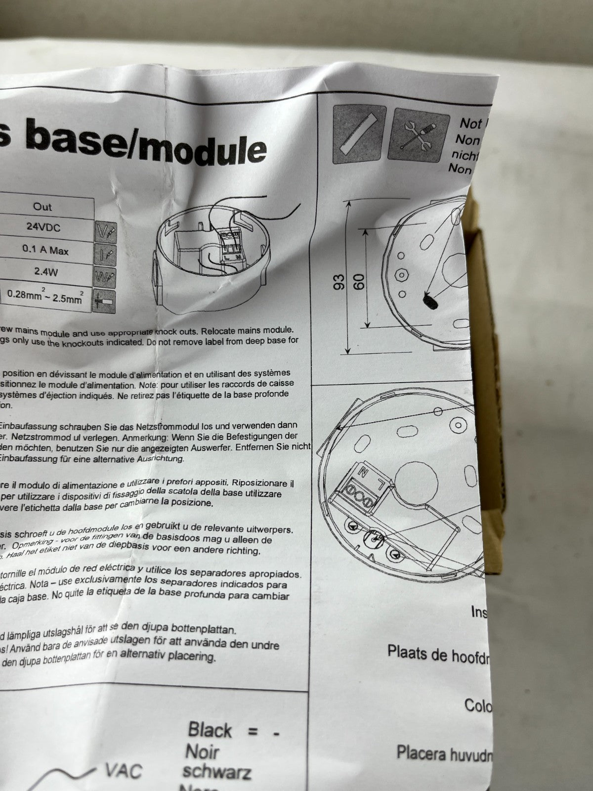 Fulleon 686-7887 ROLP/SV Fire Alarm Sounder Red Deep Mains Base 24VDC NEW UK