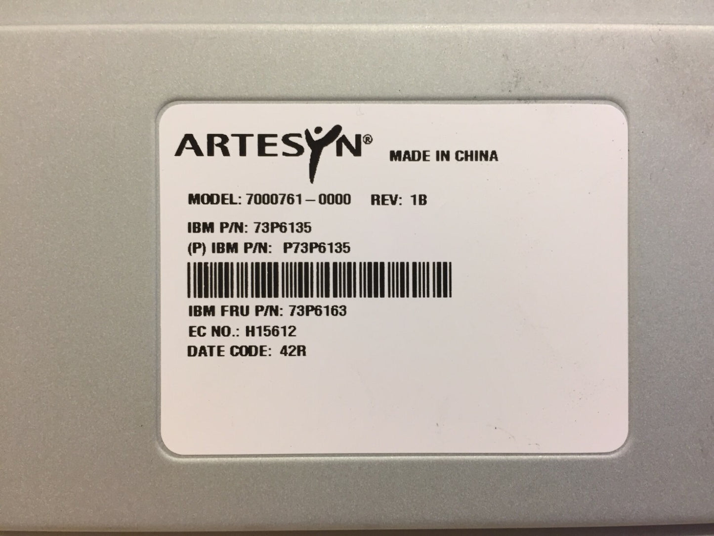 Artesyn 73P6135 Power Supply Filler 7000761-000 REV 1B Good Condition