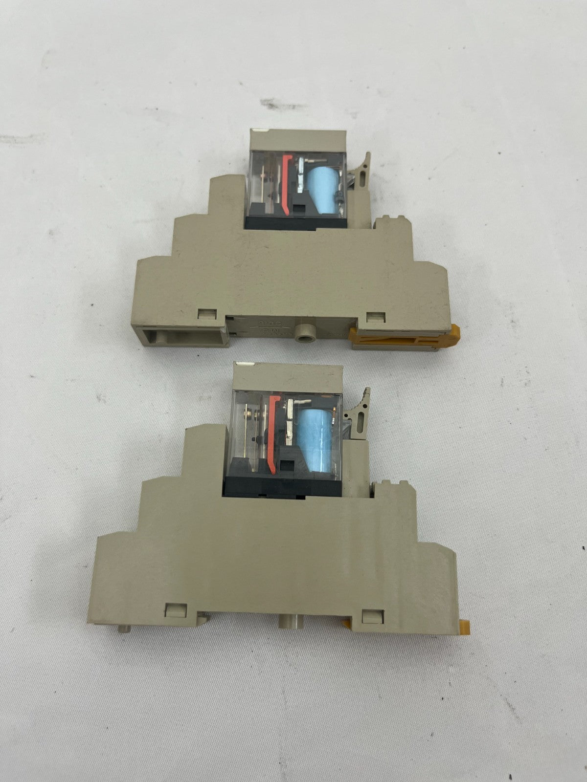Omron G2R-1-SN 24V DC SPDT Industrial Relay Bundle – 2x Used, Tested, DIN Mount