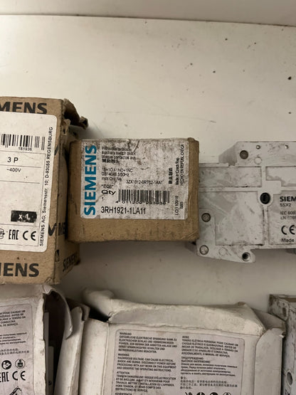 Siemens Industrial Automation Bundle – 7 pcs – New Open Box - Breakers Blocks