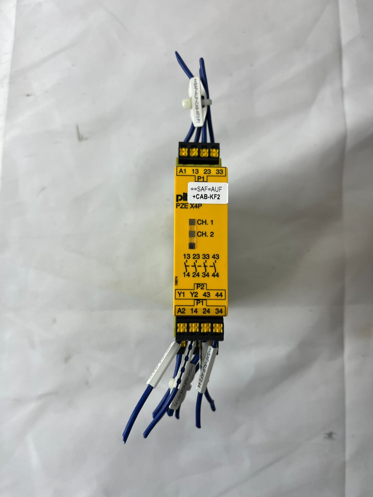 Pilz 787585 PZE X4P Safety Relay Contact Expander 24VDC 4n/o Used Working Spare