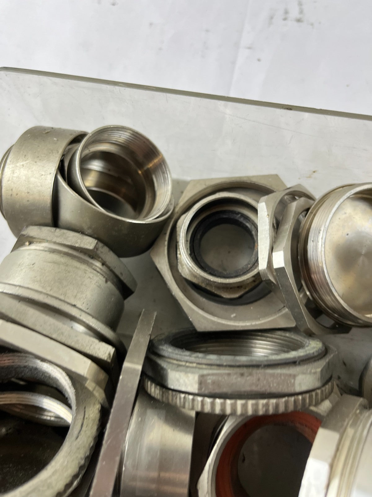 Stainless Steel Sensor Bulkhead Fittings M50 IP68 Bundle Used Spare Parts