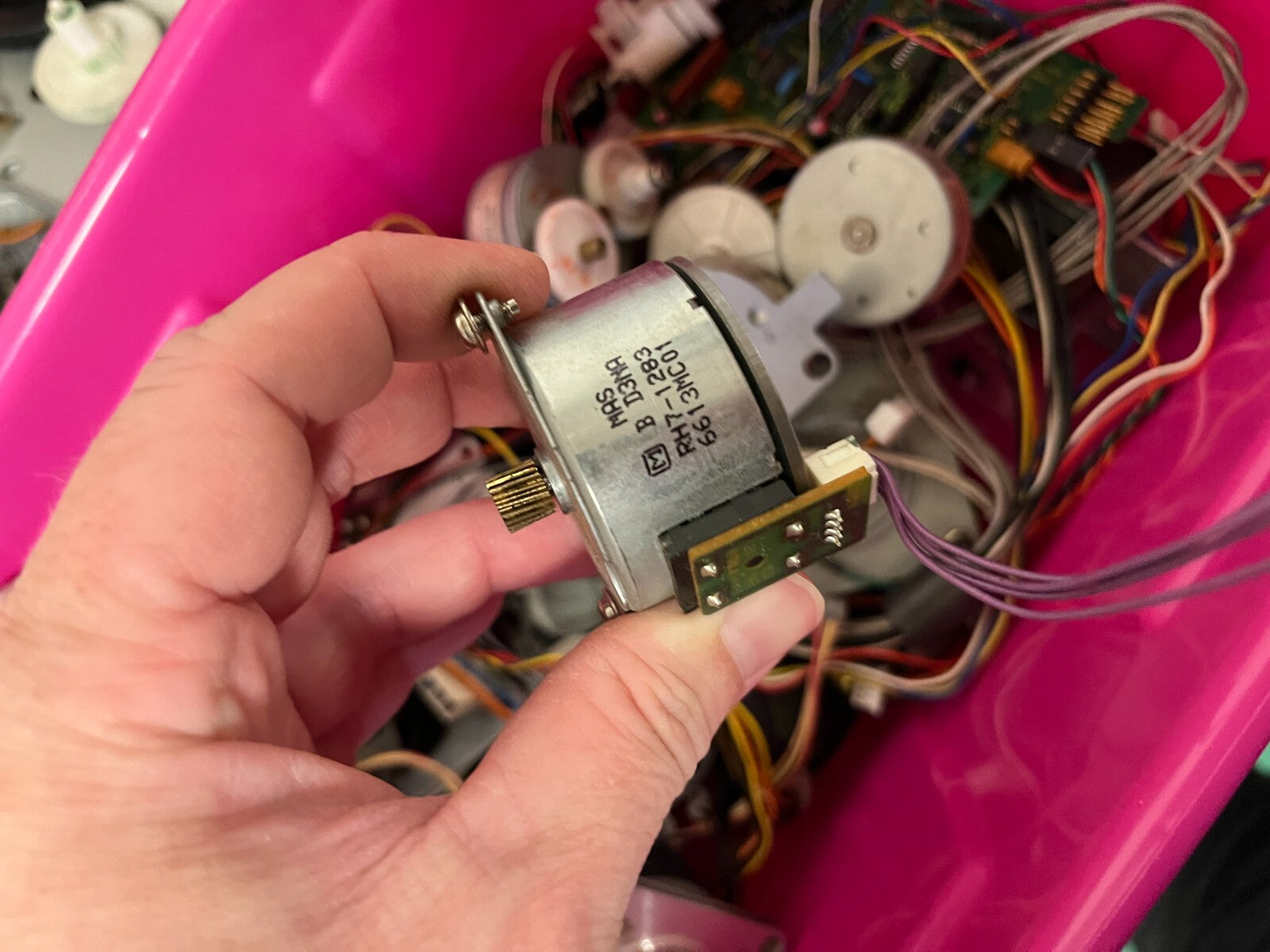 Large Lot of Assorted Stepper Motors and Components - Hobbyist/Repair Parts