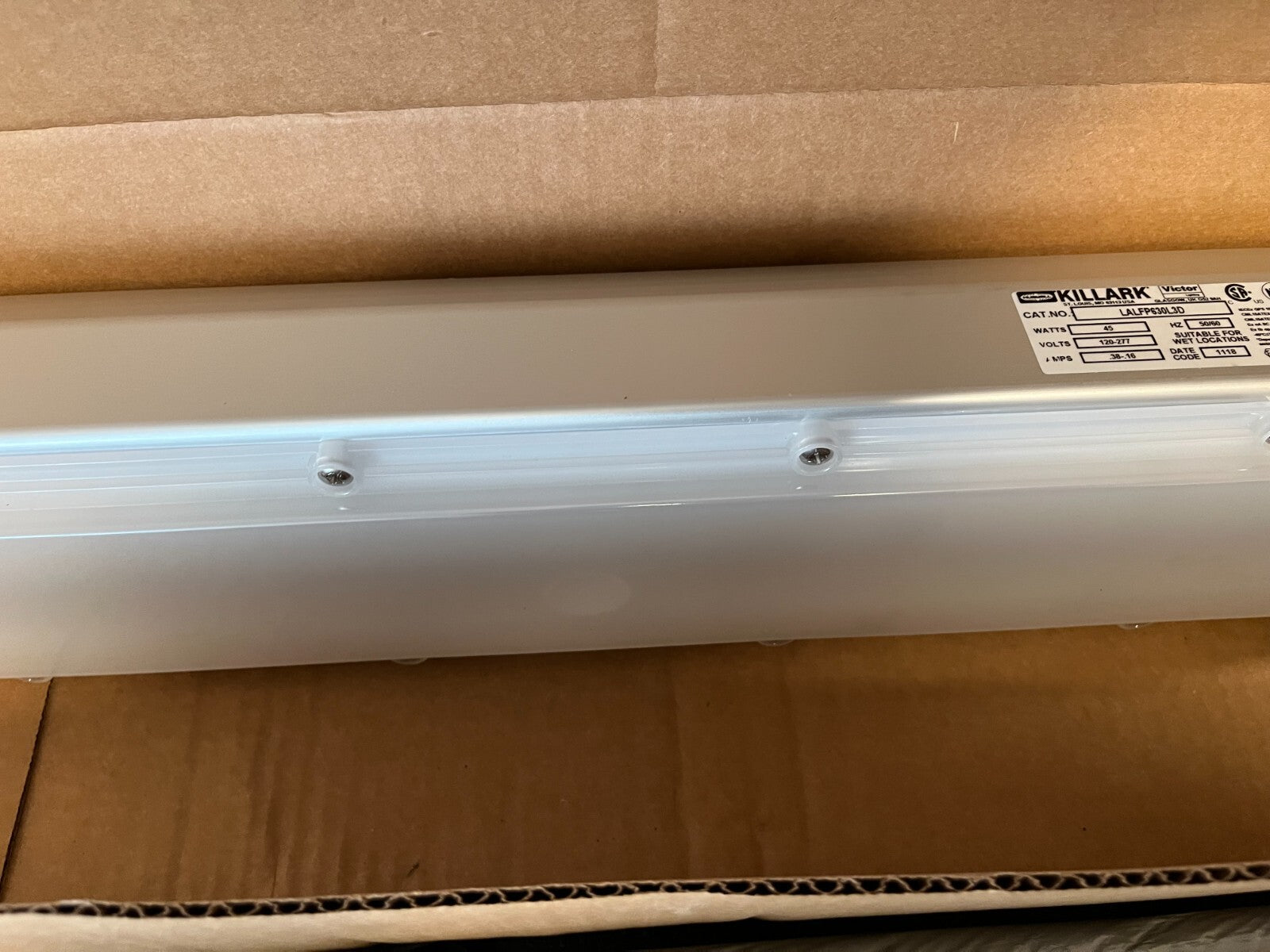 Killark LALFP630L3D 45W LED Hazardous Location Luminaire, 120-277V, IP66 NEW