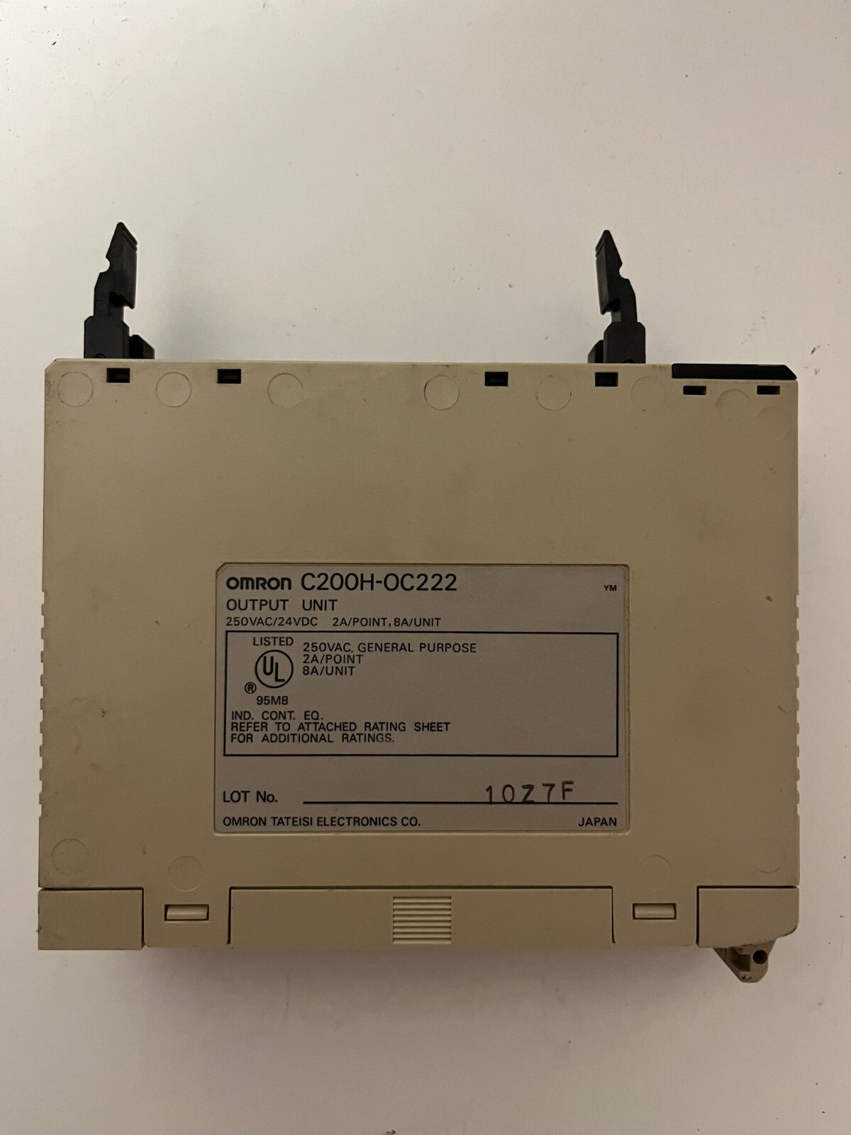 Omron C200H-OC222 Output Unit 250VAC/24VDC 2A - Used, Tested Working