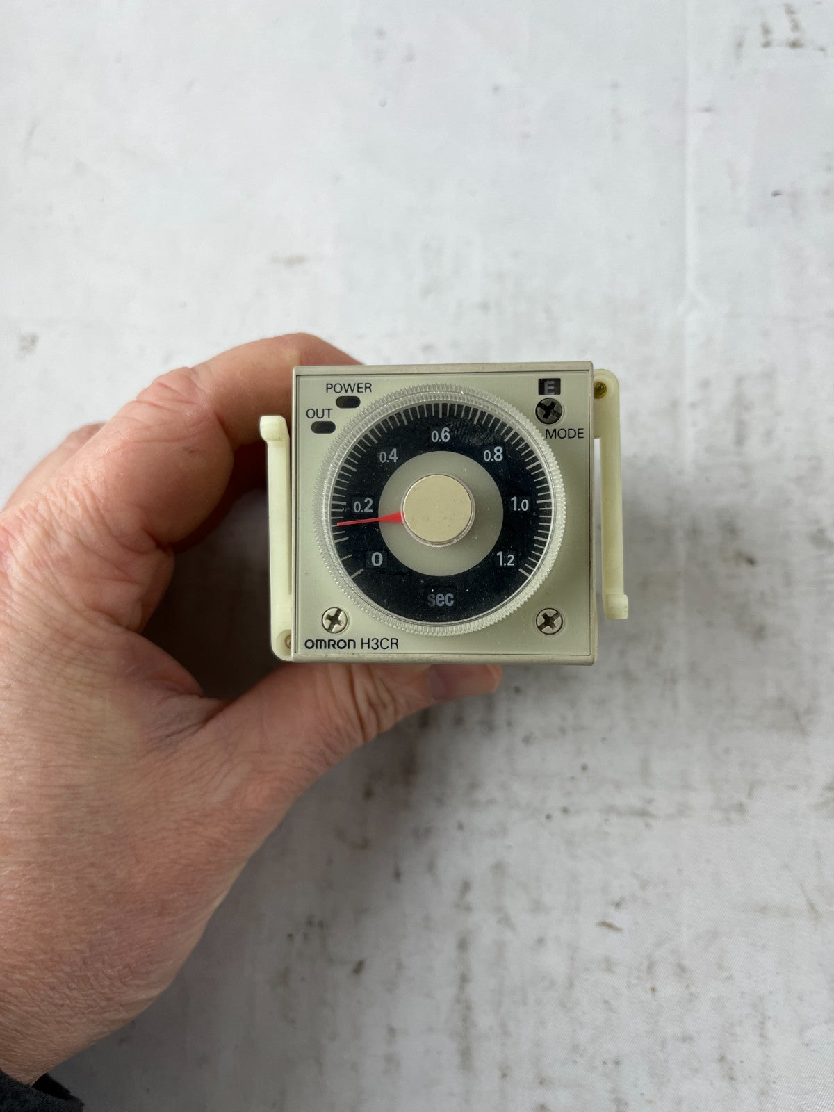 Omron H3CR-A Analog Timer Relay 100-240VAC 5A Panel Mount Used Spare Unit