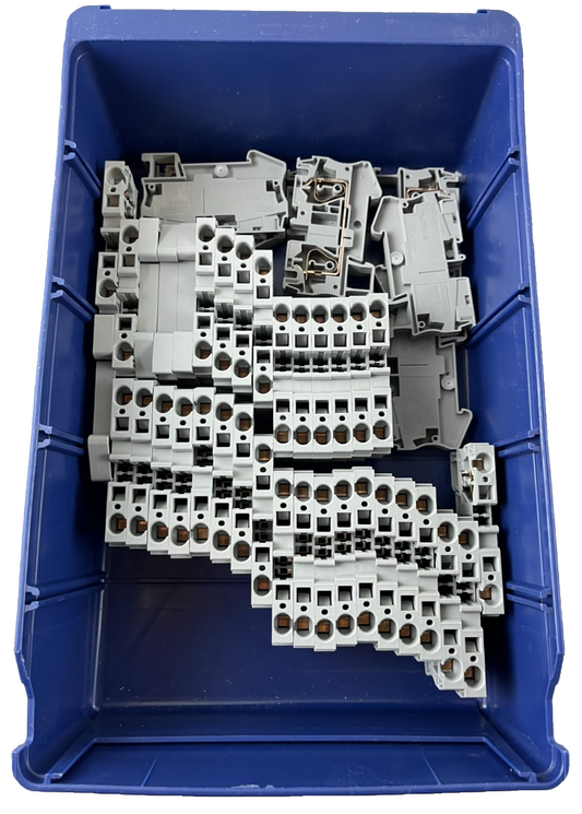 Phoenix Contact ST 6 Terminal Block Lot 1000V 41A Used Gray Spring ~40pc Bulk