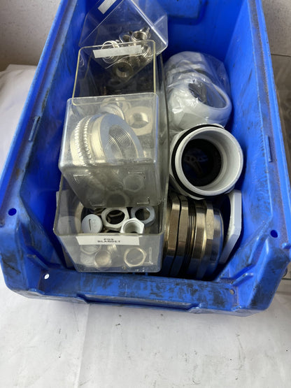 Induplas Cable Glands Adapters PG16 M40 M50 Stainless Mixed Lot Used Spares