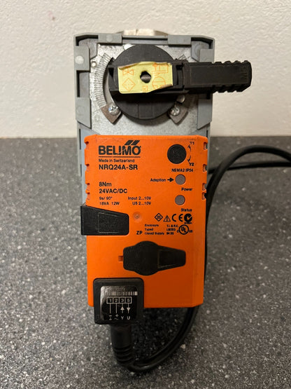 Belimo NRQ24A-SR Rotary Actuator with Valve 24VAC/DC 8Nm Modulating Damper