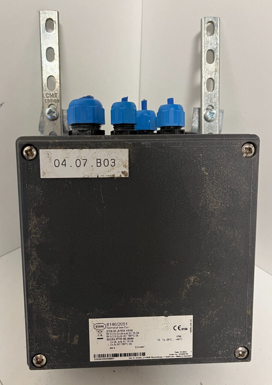 R. STAHL 8146/2051 Terminal Box Ex i ATEX IECEx IP66 60V -Used, Fully Functional