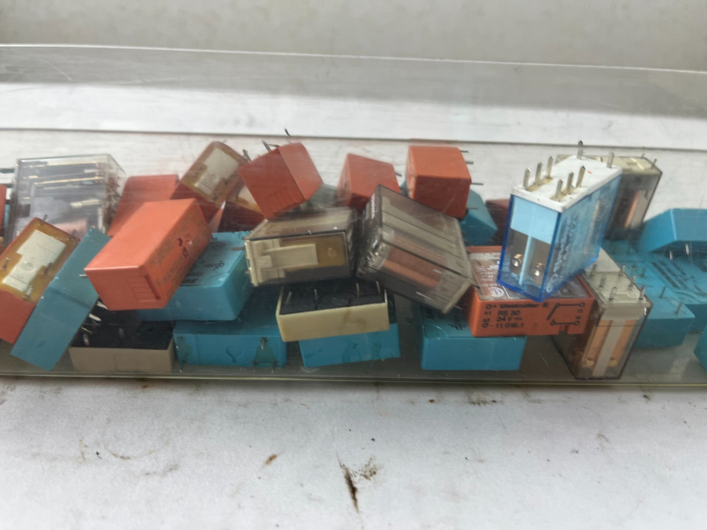 Industrial Relay Lot Schrack Siemens Finder Tyco 24V Control Relays Mixed Used