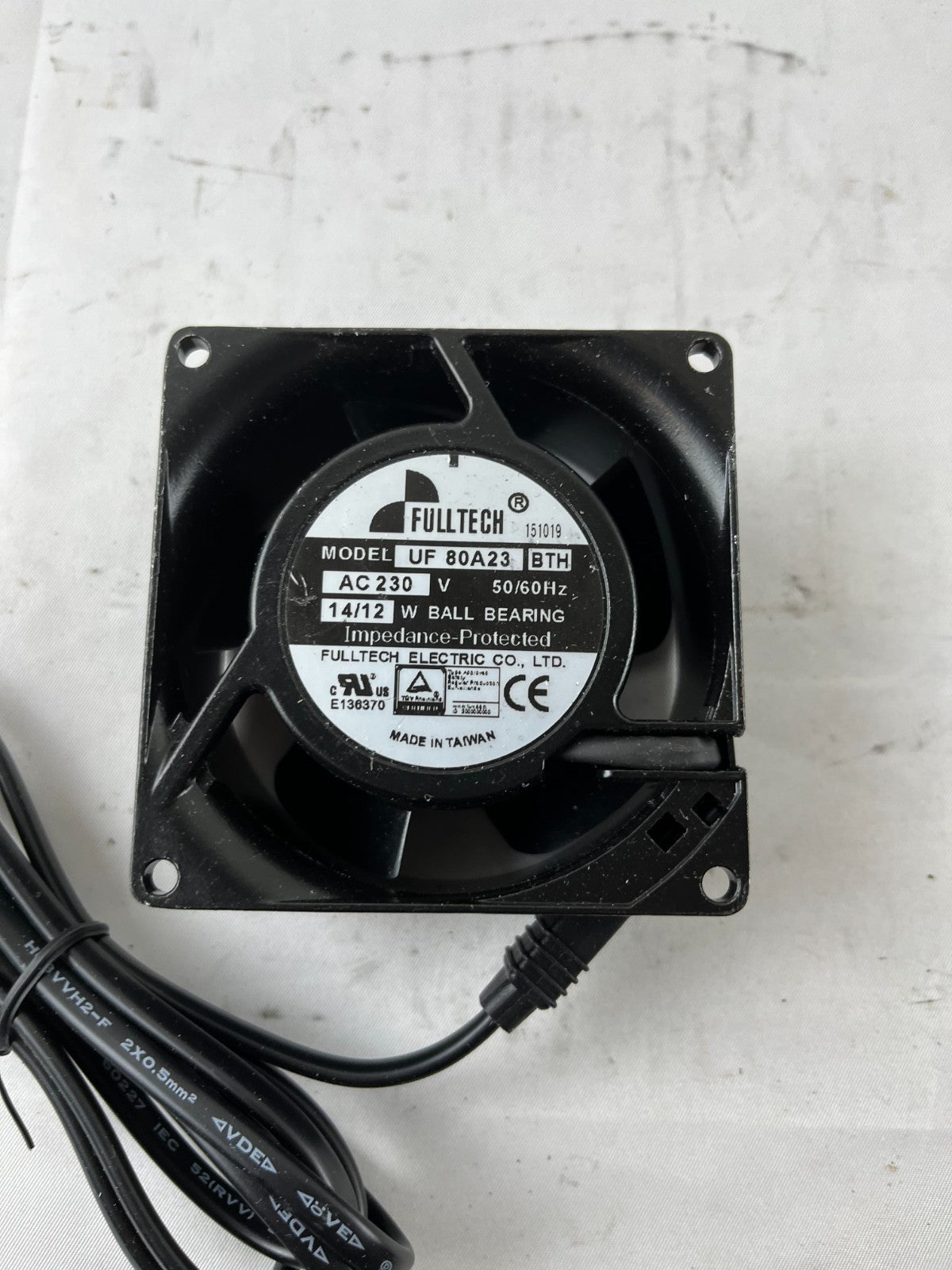 Fulltech UF 80A23 BTH 230VAC Axial Cooling Fan 80mm Ball Bearing New Spare