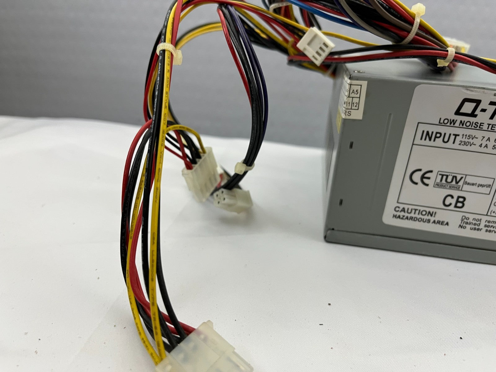 Q-Tec ADT-350 ATX 350W Low Noise Temperature Controller Power Supply – Used
