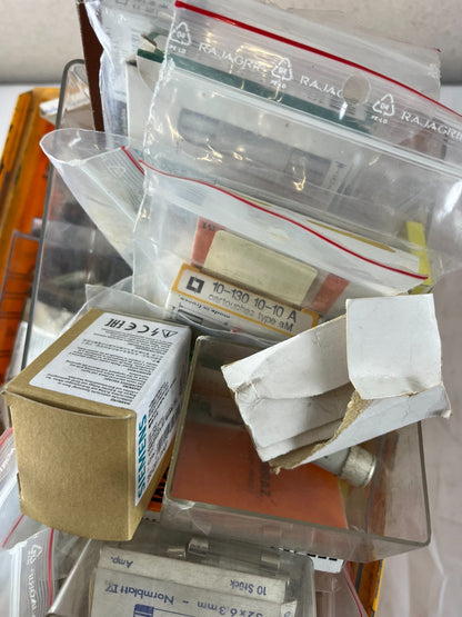 Mixed Brand 10x38 and 250V Cartridge Fuses Assorted Lot – Mostly New Spares