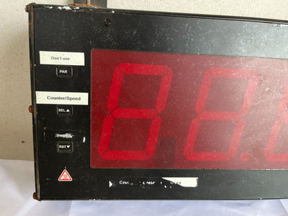 Red Lion Ld4 Series Large Led Display Counter Ld4B6P Used Working Spare Unit