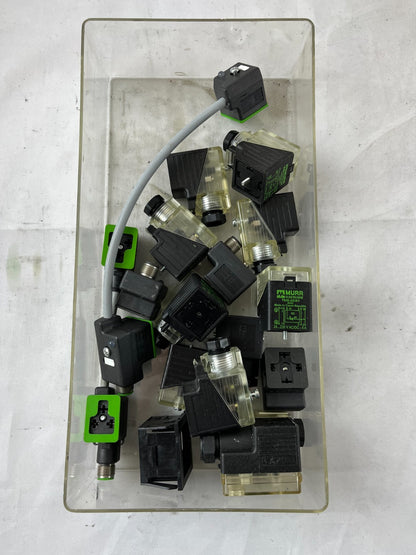 Murr Elektronik Valve Connector Plug DIN 43650 Solenoid Mixed Lot Spare Units