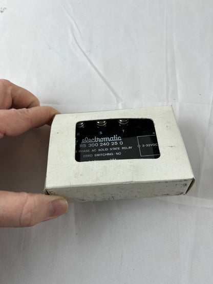 electromatic RS 300 240 25 0 Three Phase Solid State Relay SSR 25A 240V NEW NIB