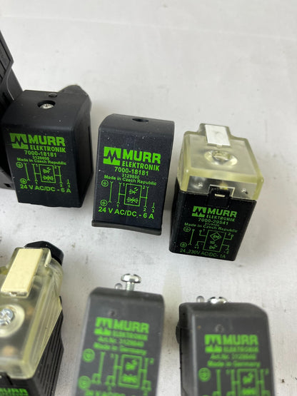 Murr Elektronik Relay Module Lot 24V AC/DC Interface Relays Mixed Models
