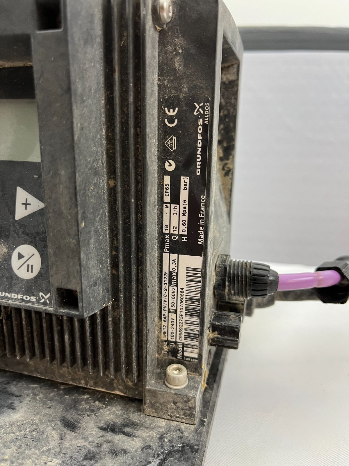 Grundfos DME12-6AP-PV/V/C-S-3122F Digital Dosing Pump C96692275P107060684 12l/h
