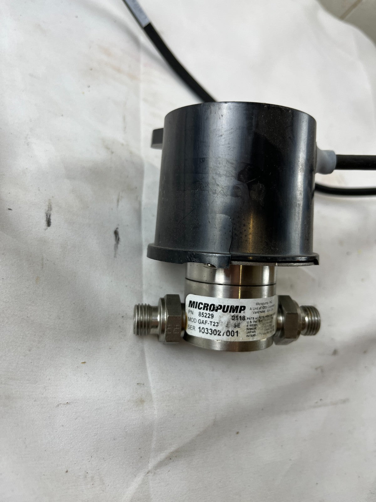 Micropump GAF-T23 Gear Pump 85229 Magnetic Drive Stainless Used Spare Unit