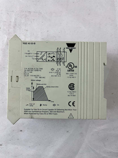 Carlo Gavazzi RSE4003‑B AC Semiconductor Motor Controller 3‑Phase Soft Starter