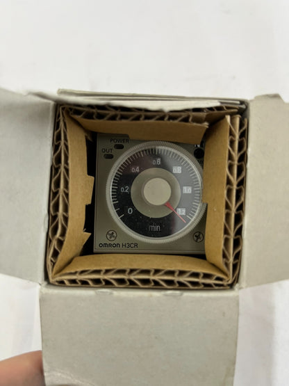 Omron H3CR-A Multifunction Timer 24–48VAC 12–48VDC 1.2s–300h DPDT New In Box