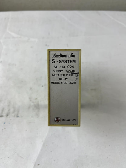 Electromatic SE 110 024 S‑System Infrared Photo Relay 24VAC Modulated Light