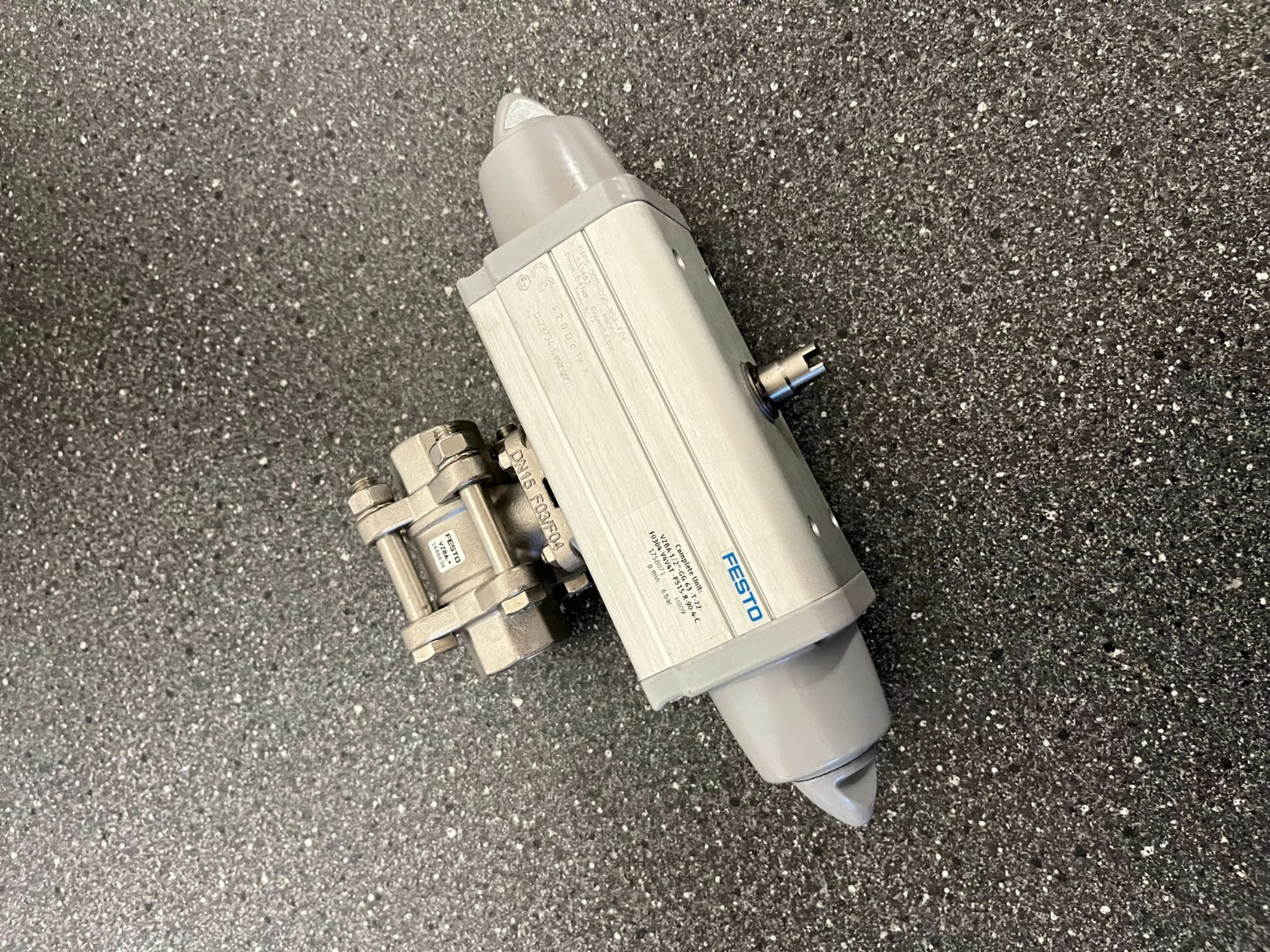 Festo VZBA-1/2"-GG-63-T-22 Pneumatic Ball Valve Actuator Assembly, Stainless