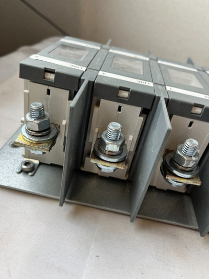 ABB 3‑Pole Load Break / Switch‑Disconnector Assembly ~200 A, Base‑Mounted, Used