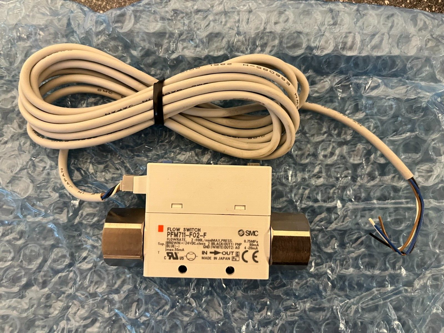 SMC PFM510-F01-2 Digital Flow Switch with Display – New, Made in Japan