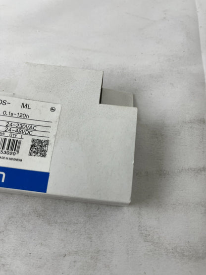 Omron H3DS-ML Multifunction Timer Relay 24-230VAC 24-48VDC New in Box