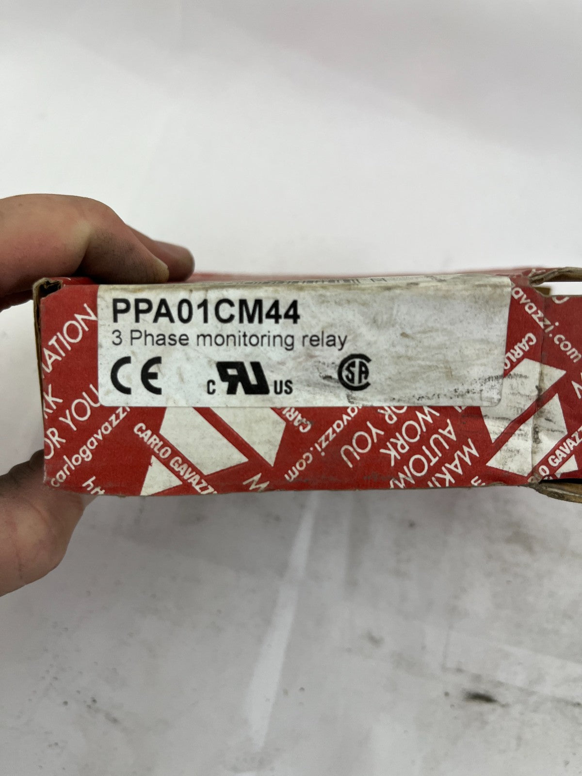 Carlo Gavazzi PPA01CM44 3-Phase Monitoring Relay SPDT 208-415VAC New in Box