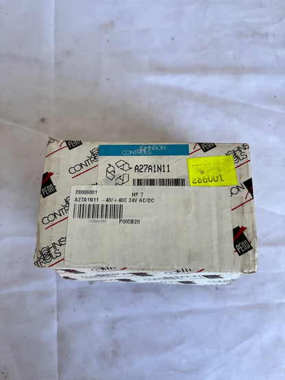 Johnson Controls A27A1N11 1 Stage Control Module 24V AC/DC New Spare Unit