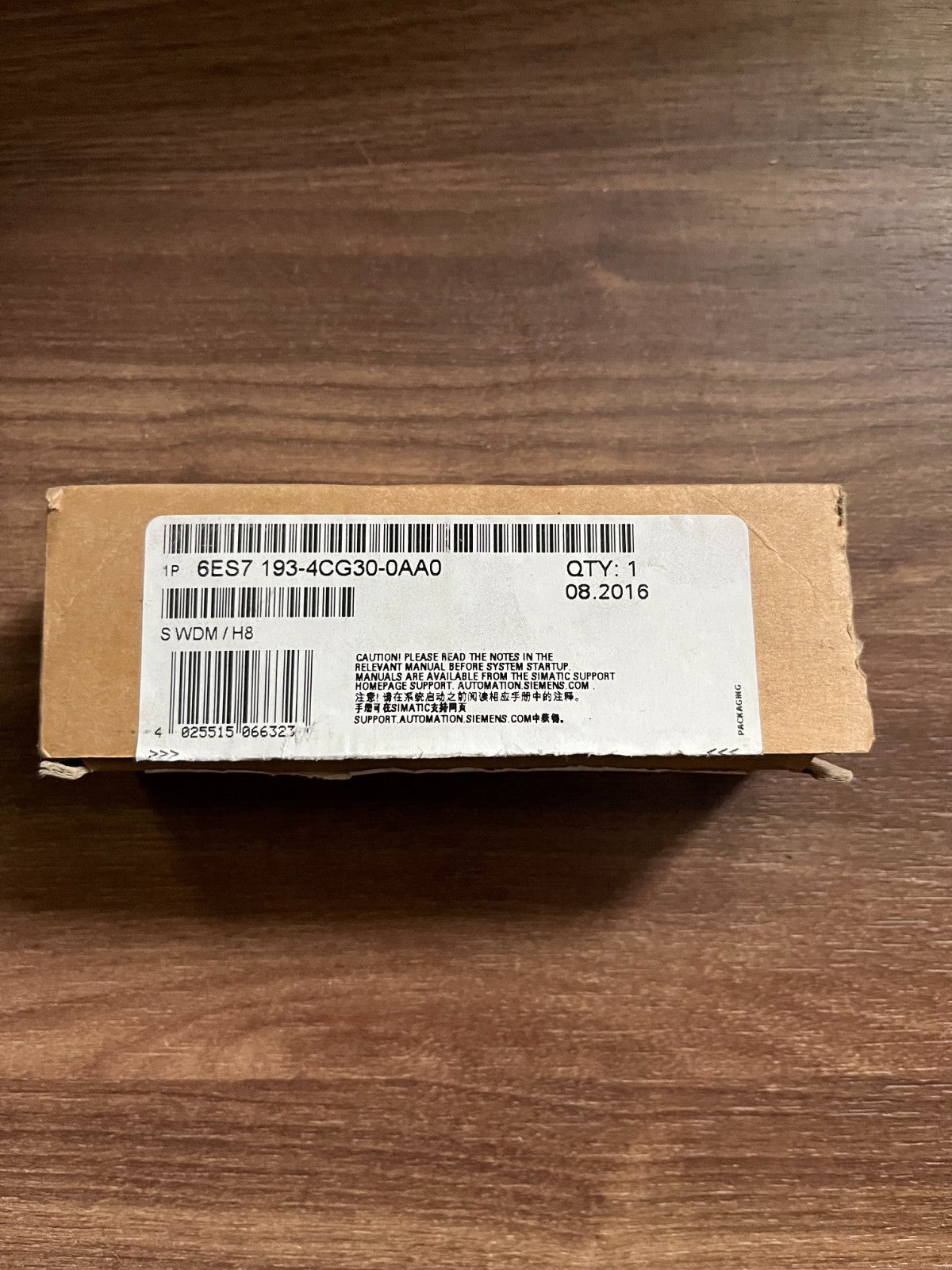 Siemens SIMATIC ET200S TM-E30C44-01 6ES7 193-4CG30-0AA0 Terminal Module New Open