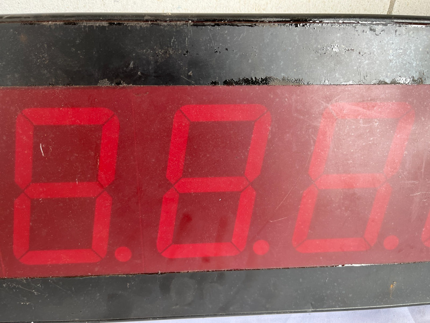 Red Lion Ld4 Series Large Led Display Counter Ld4B6P Used Working Spare Unit