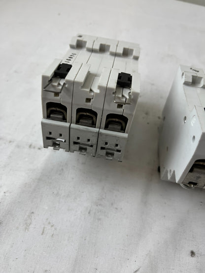AEG Elfa E83 3P Circuit Breaker Lot U16A U63A 415V 2pcs Used Spare Units