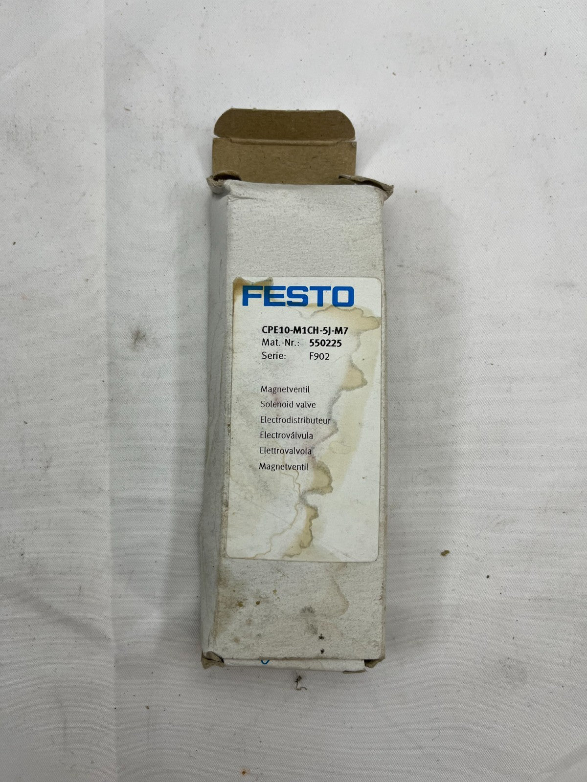Festo CPE10-M1CH-5J-M7 550225 Solenoid Valve 5/2 Bistable M7 24V DC 350L/min New