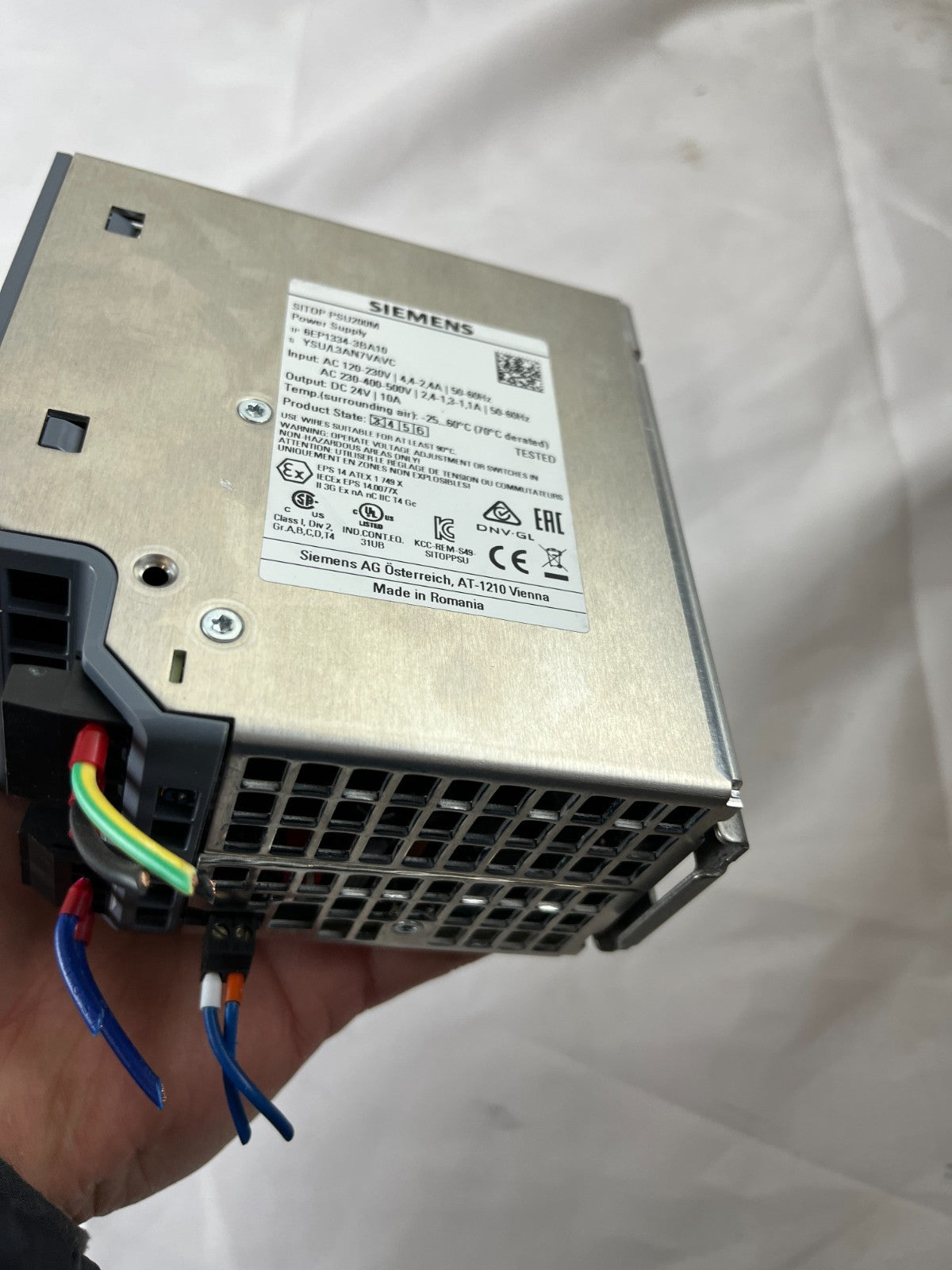 Siemens SITOP PSU200M 6EP1334-3BA10 24V 10A Power Supply Tested Used Spare Unit