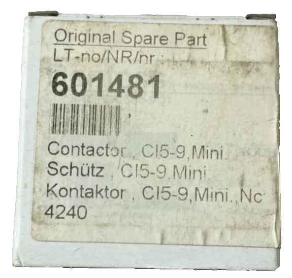 CI5-9 Mini Contactor Spare Part 601481 NC Module New Old Stock Spare Unit