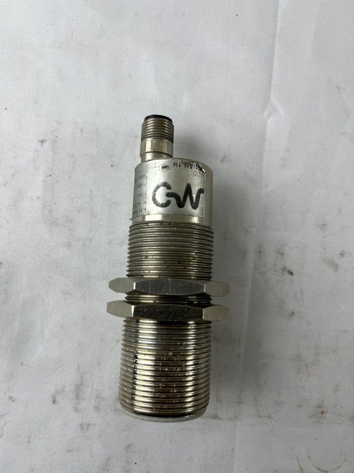 CNE TWAN 1H Inductive Proximity Sensor M30 10-30VDC M12 Used Spare Unit