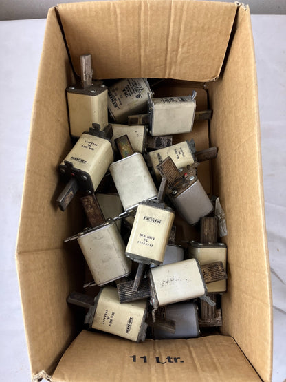 Siemens Teknis NH Fuse Link Lot 80A 125A 500V Used Huge Bundle Spare Parts