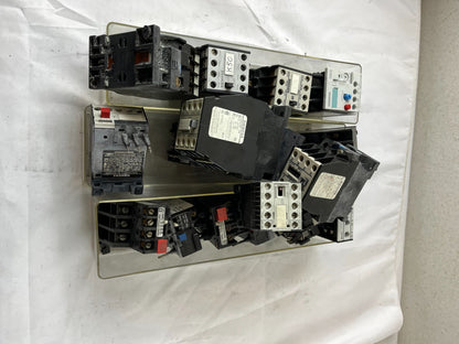 Siemens Contactor Overload Relay Lot 3TH 3UA 3UX Industrial Mixed Units Used