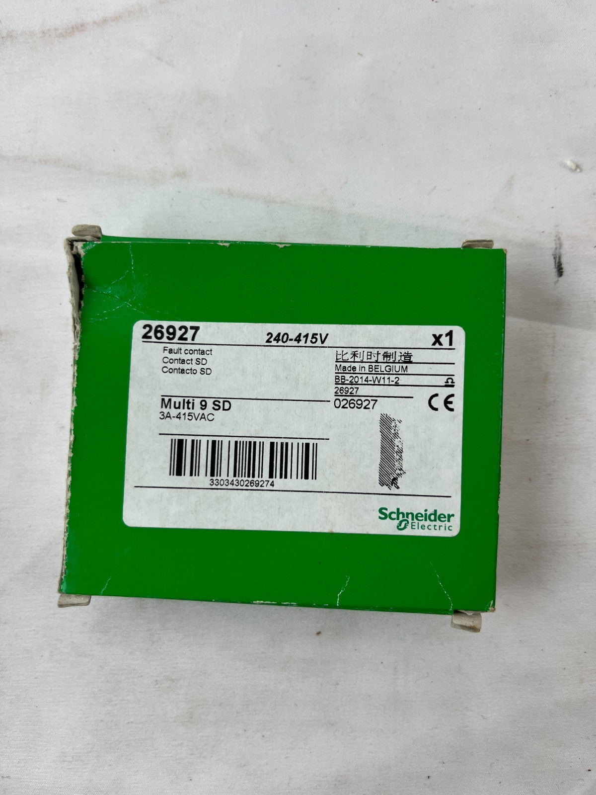 Schneider Electric 26927 Multi 9 SD Fault Contact Auxiliary 240-415V New Spare