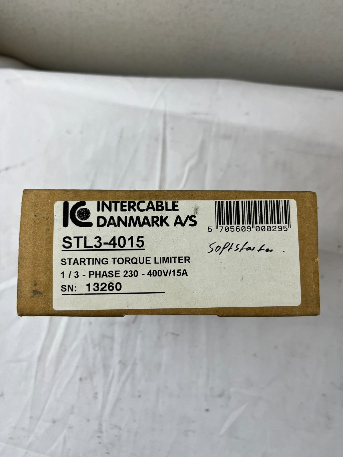 Intercable Danmark STL3-4015 Soft Starter NEW 230-400V 15A 7.5kW Motor Control