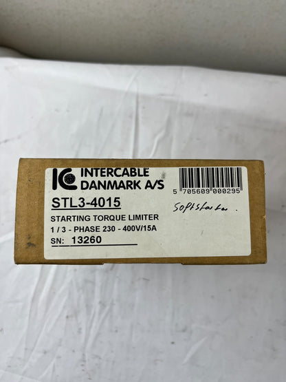Intercable Danmark STL3-4015 Soft Starter NEW 230-400V 15A 7.5kW Motor Control