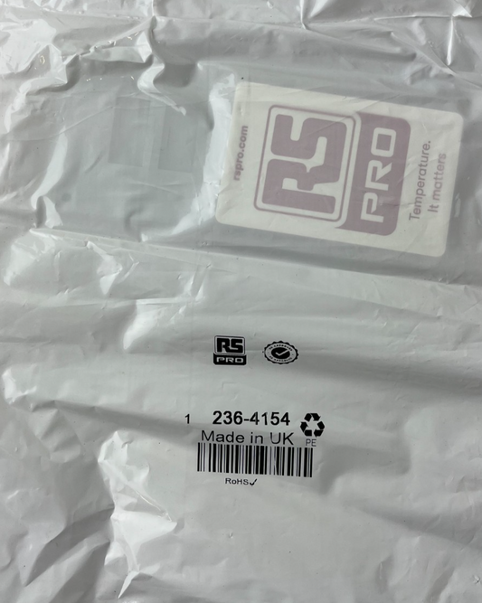 RS PRO 236-4154 Aluminium Front Panel Plate 6 Way Cutout New Spare Part